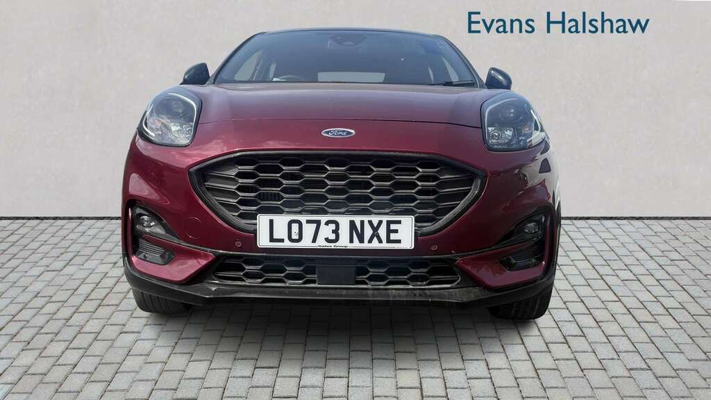 Ford Puma 1.0 Ecoboost Hybrid Mhev Vivid Ruby Ed Dct 202 LO73NXE Red #2