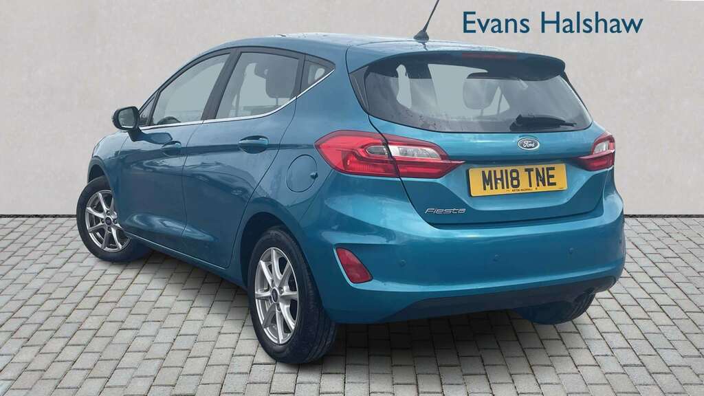 Ford Fiesta 1.0 Ecoboost Zetec 2018 MH18TNE Blue #2