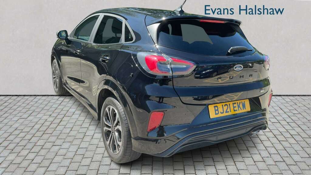 Ford Puma 1.0 Ecoboost Hybrid Mhev St-line 2021 BJ21EKW Black #3