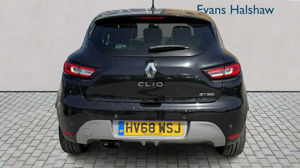 Renault Clio 0.9 Tce 90 Gt Line 2018 HV68WSJ Black #4