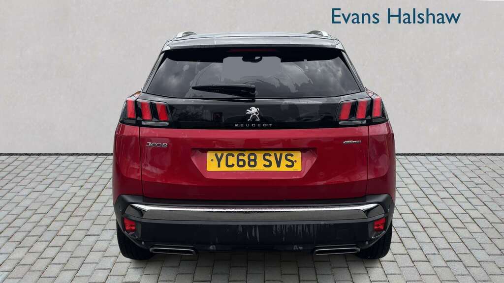Peugeot 3008 1.2 Puretech Gt Line 2018 YC68SVS Red #4