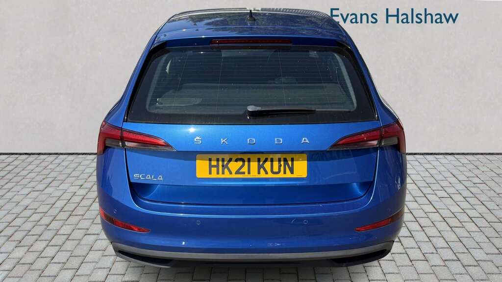 Skoda Scala 1.5 Tsi Se 2021 Blue #5