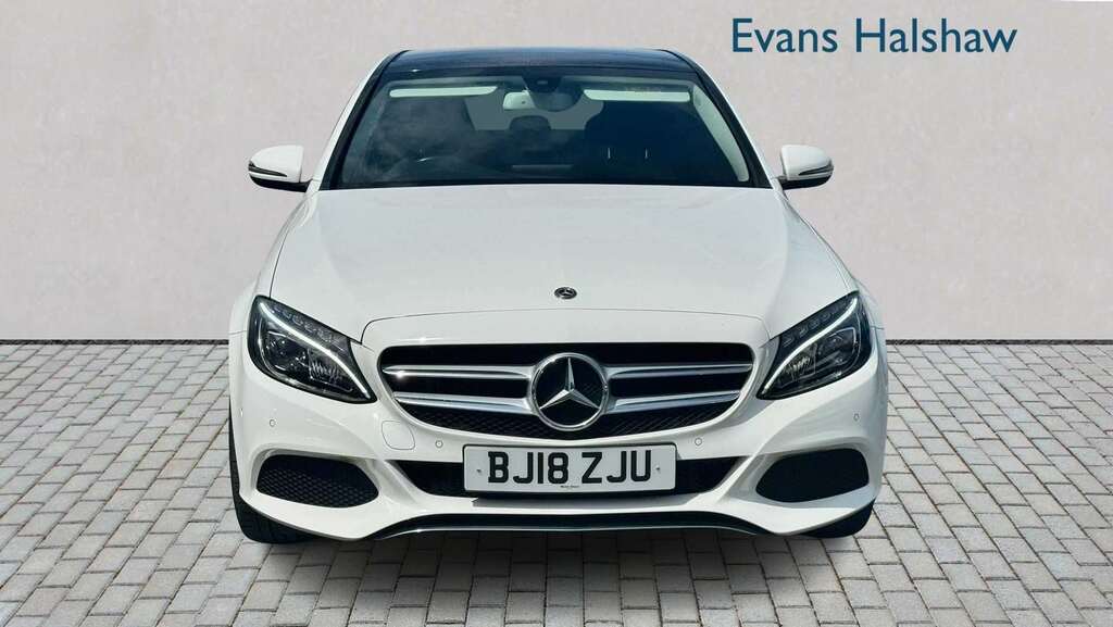 Mercedes-Benz C Class C350e Sport Premium 2018 BJ18ZJU White #3