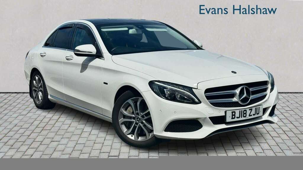 Mercedes-Benz C Class C350e Sport Premium 2018 White
