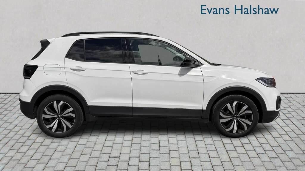 Volkswagen T-Cross 1.0 Tsi 110 Black Edition 2023 MH23OVX White #5