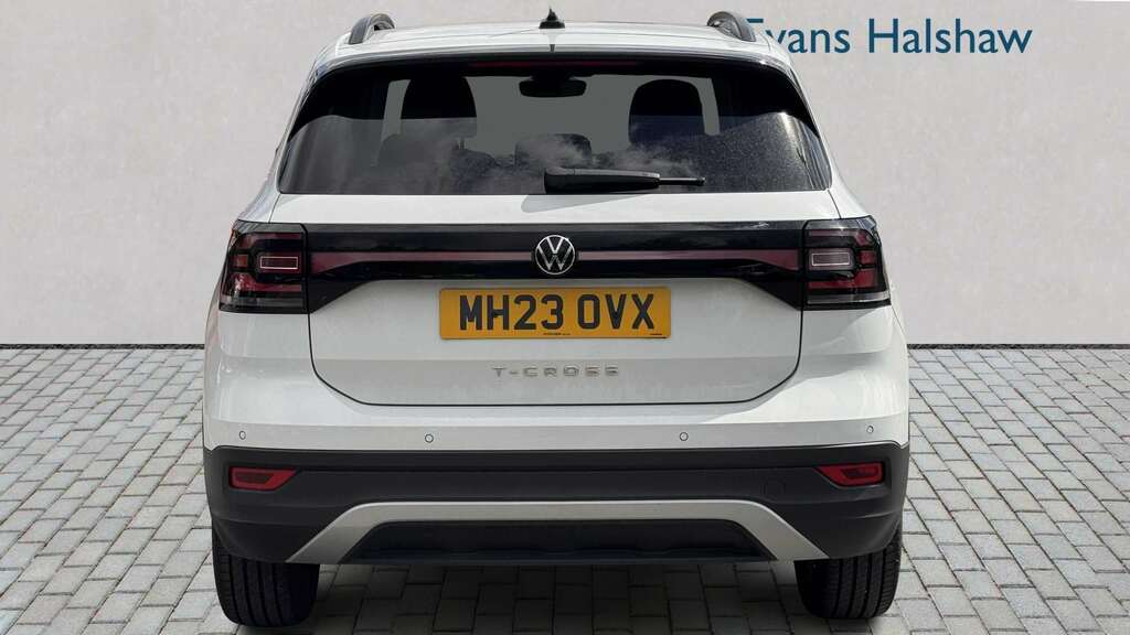 Volkswagen T-Cross 1.0 Tsi 110 Black Edition 2023 MH23OVX White #4