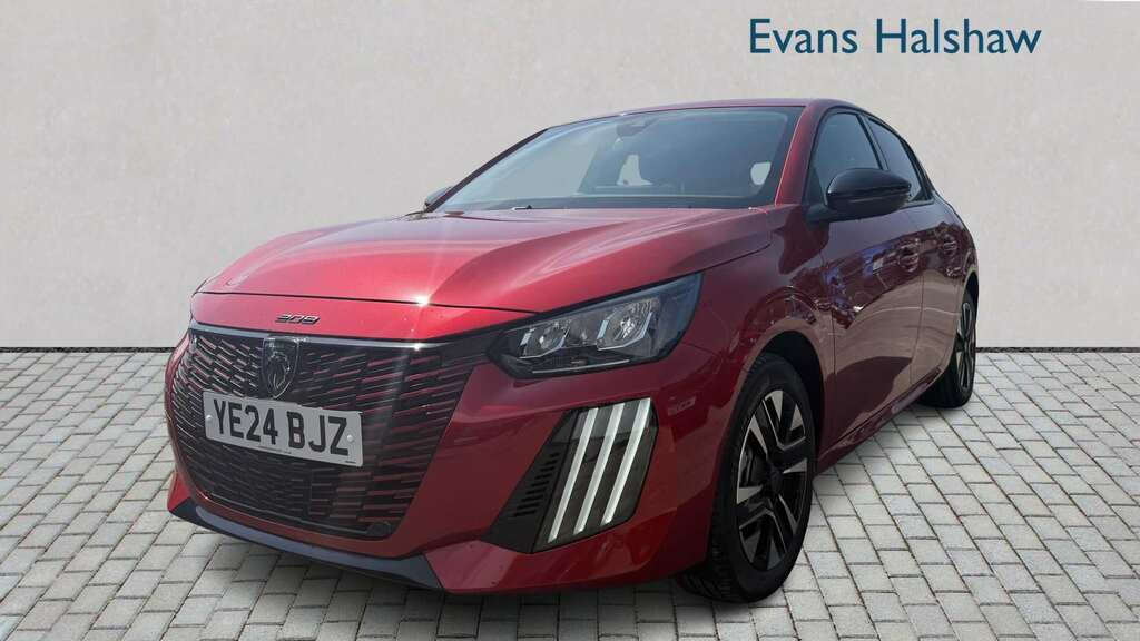 Peugeot 208 1.2 Hybrid 100 Allure E-dsc6 2024 YE24BJZ Red #3