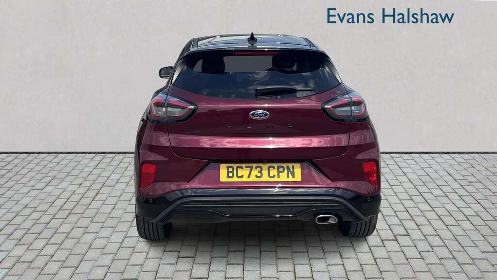Ford Puma 1.0 Ecoboost Hybrid Mhev Vivid Ruby Ed Dct 202 BC73CPN Red #4