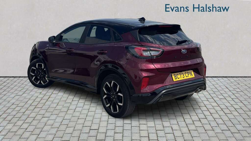 Ford Puma 1.0 Ecoboost Hybrid Mhev Vivid Ruby Ed Dct 202 BC73CPN Red #2