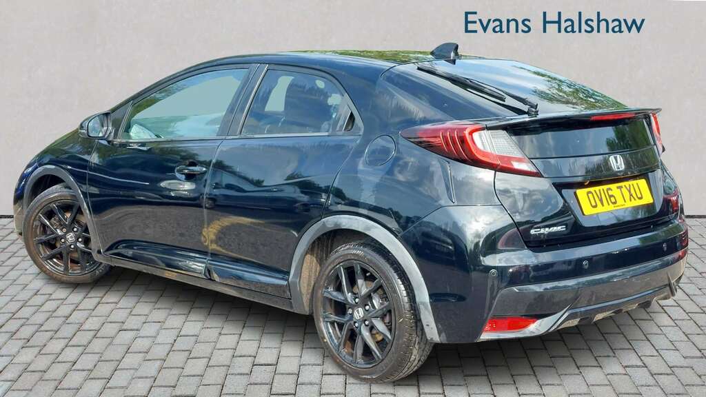 Honda Civic 1.6 I-dtec Sport 2016 OV16TXU Black #2