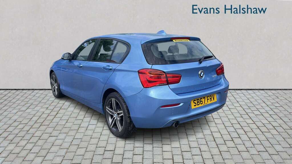BMW 1 Series 118I 1.5 Sport Nav 2017 SB67FRV Blue #4