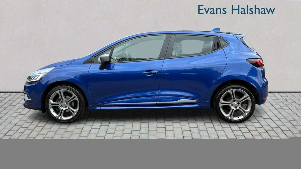 Renault Clio 0.9 Tce 90 Gt Line 2018 ND68DTK Blue #4