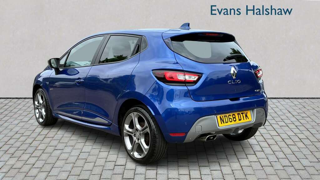Renault Clio 0.9 Tce 90 Gt Line 2018 ND68DTK Blue #5
