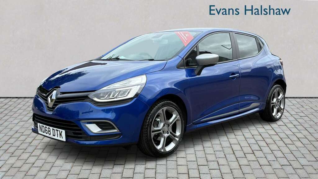 Renault Clio 0.9 Tce 90 Gt Line 2018 ND68DTK Blue #3