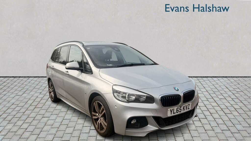 BMW 2 Series 220D Xdrive M Sport Step 2016 YL65KVZ Silver #2