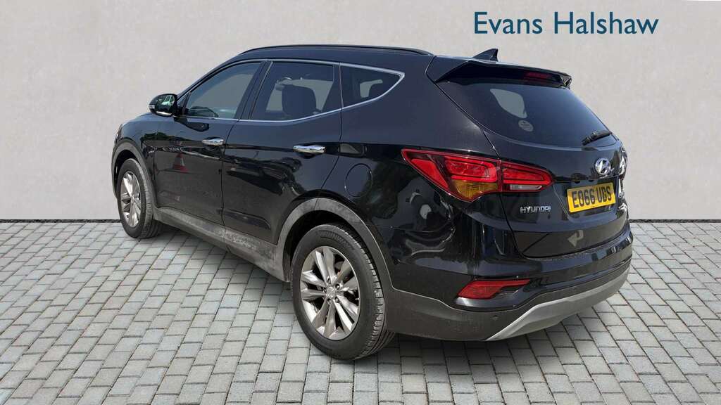 Hyundai Santa Fe 2.2 Crdi Blue Drive Premium 7 Seats 201 EO66UDS Black #5