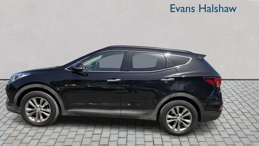 Hyundai Santa Fe 2.2 Crdi Blue Drive Premium 7 Seats 201 EO66UDS Black #6