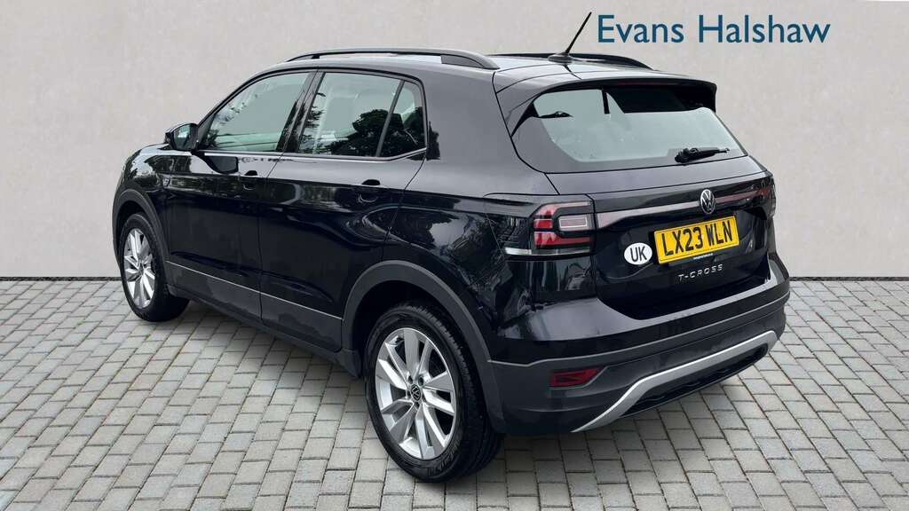 Volkswagen T-Cross 1.0 Tsi Se 2023 LX23WLN Black #2