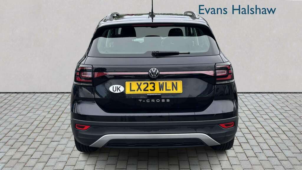 Volkswagen T-Cross 1.0 Tsi Se 2023 LX23WLN Black #4