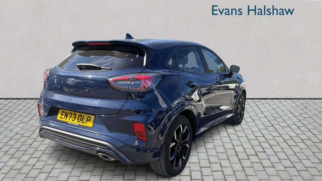 Ford Puma 1.0 Ecoboost Hybrid Mhev St-line X Dct 2024 EN73OLP Blue #3