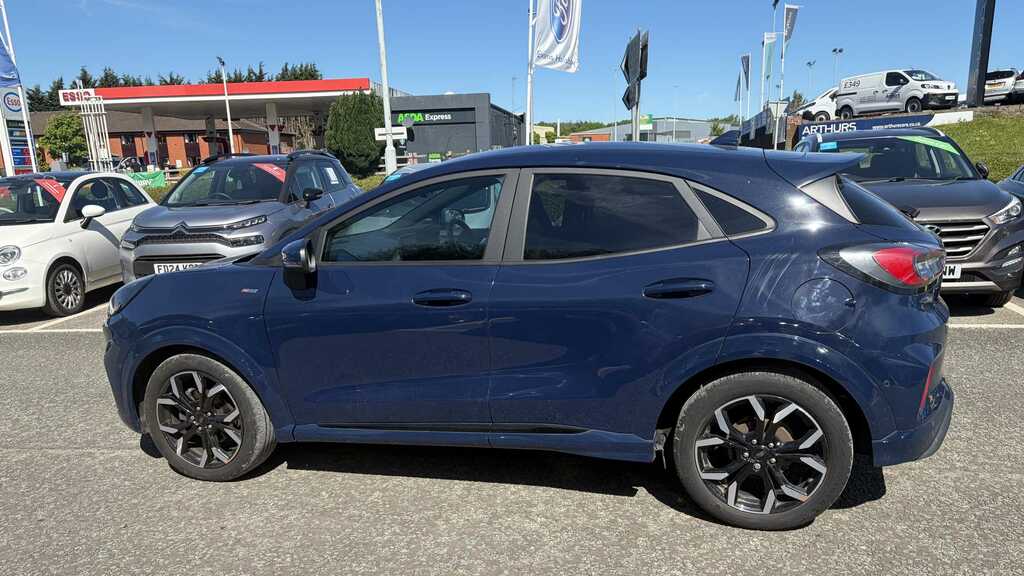 Ford Puma 1.0 Ecoboost Hybrid Mhev St-line X Dct 2024 EN73OLP Blue #6