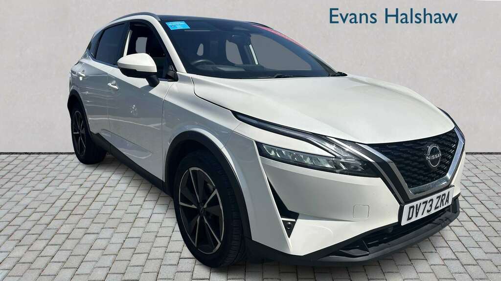 Nissan Qashqai 1.3 Dig-t Mh Tekna 2024 DV73ZRA White #2