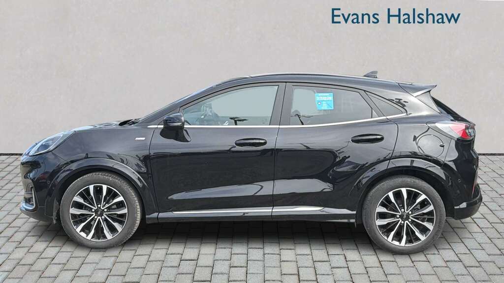 Ford Puma 1.0 Ecoboost Hybr Mhev 155 St-line Vignale Dct LM23ENK Black #3