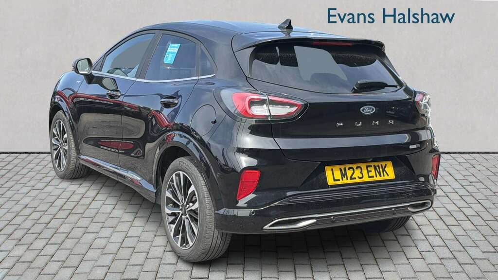 Ford Puma 1.0 Ecoboost Hybr Mhev 155 St-line Vignale Dct LM23ENK Black #2