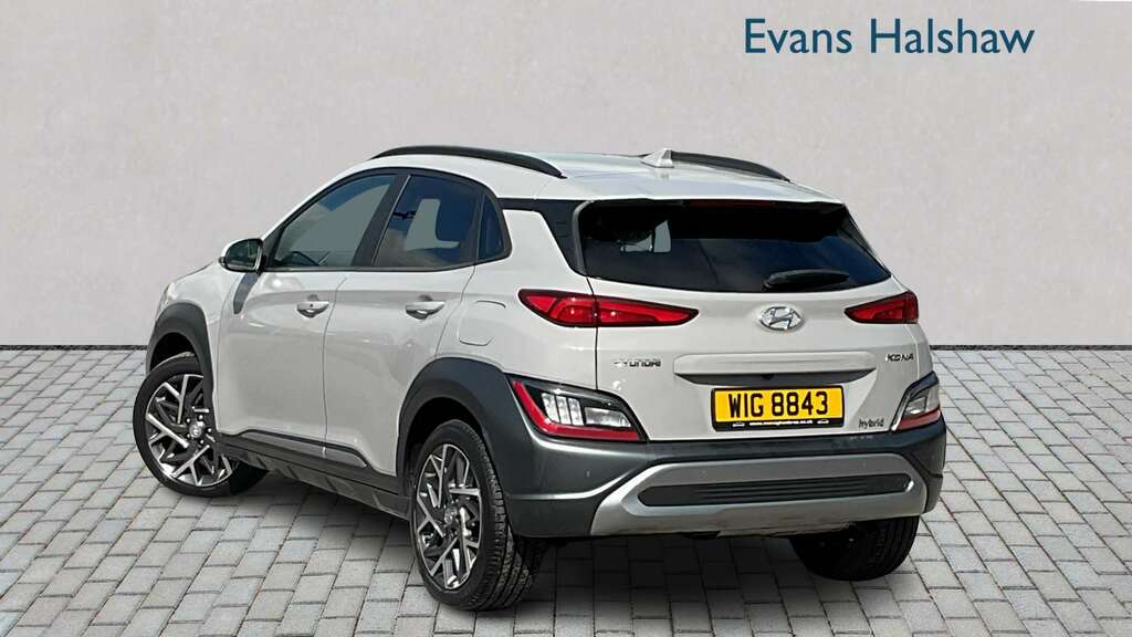 Hyundai Kona 1.6 Gdi Hybrid Premium Dct 2023 WIG8843 Grey #2