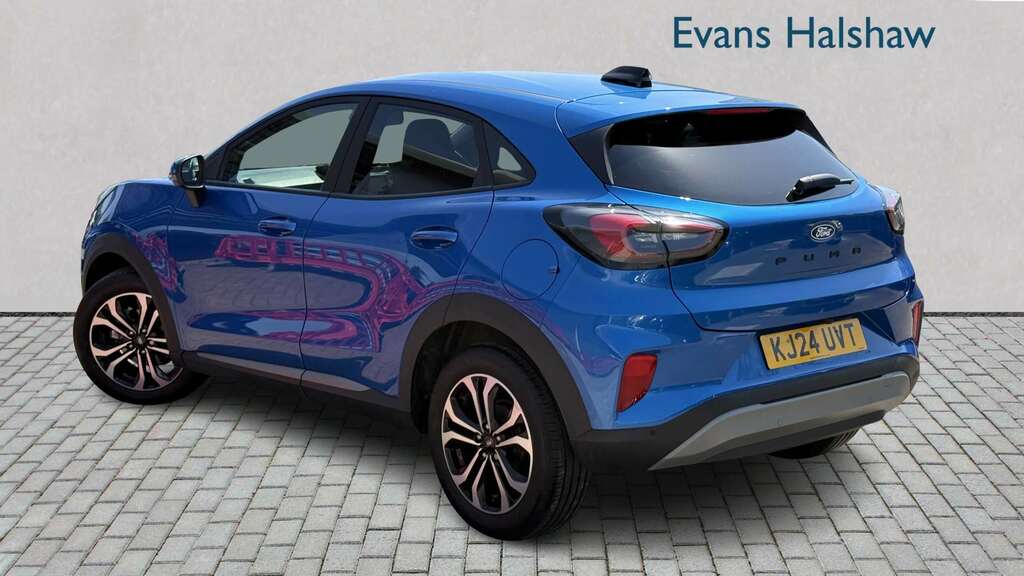 Ford Puma 1.0 Ecoboost Hybrid Mhev Titanium 2024 KJ24UVT Blue #2