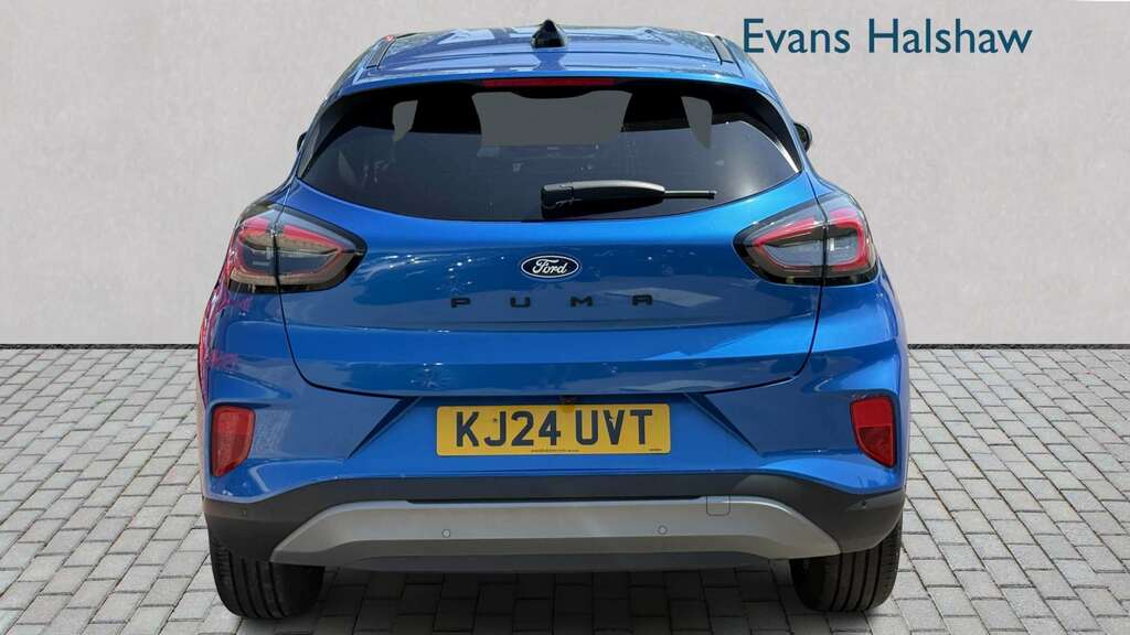 Ford Puma 1.0 Ecoboost Hybrid Mhev Titanium 2024 KJ24UVT Blue #4