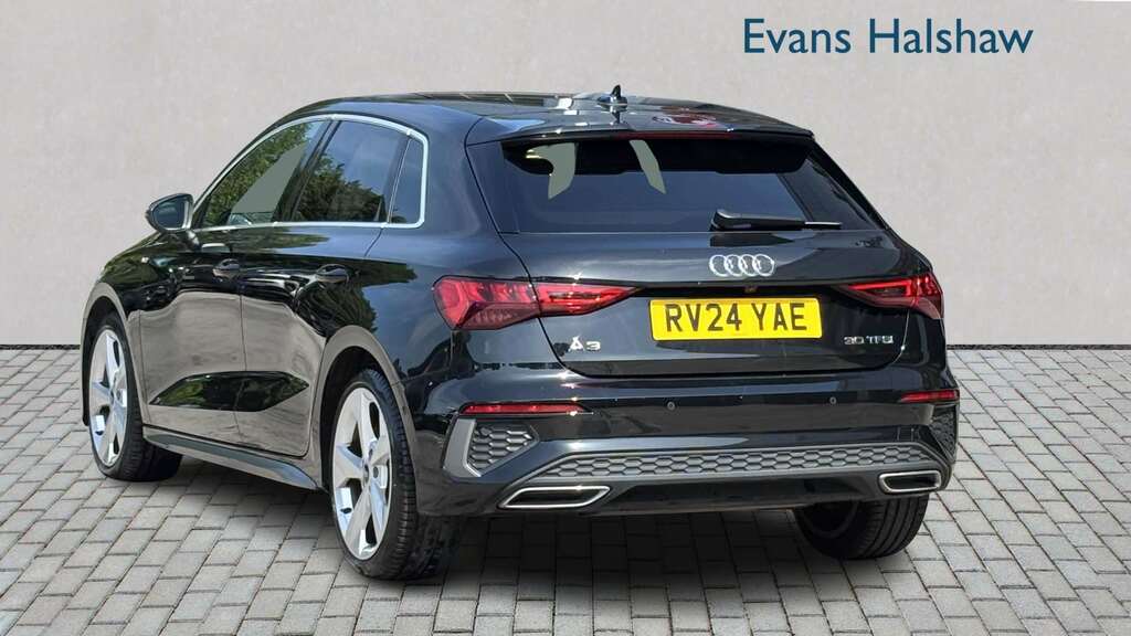 Audi A3 30 Tfsi S Line S Tronic 2024 RV24YAE Black #2