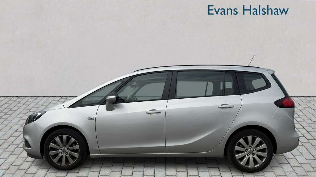Vauxhall Zafira 1.4T Design 2017 YY17UWG Silver #3