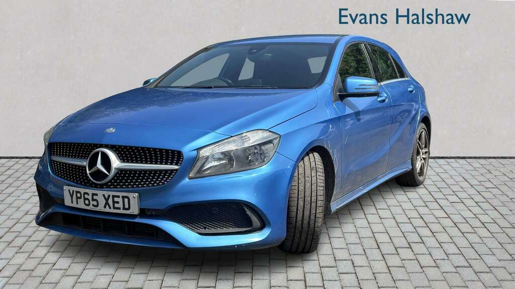 Mercedes-Benz A Class A200d Amg Line 2016 YP65XED Blue #2