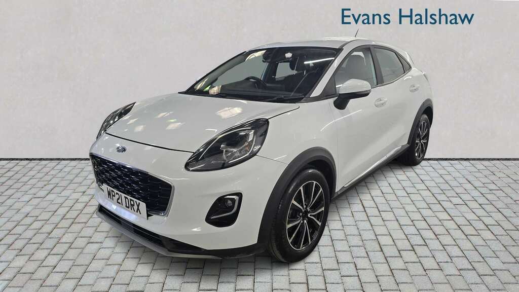 Ford Puma 1.0 Ecoboost Hybrid Mhev 155 Titanium 2021 WP21DRX White #2