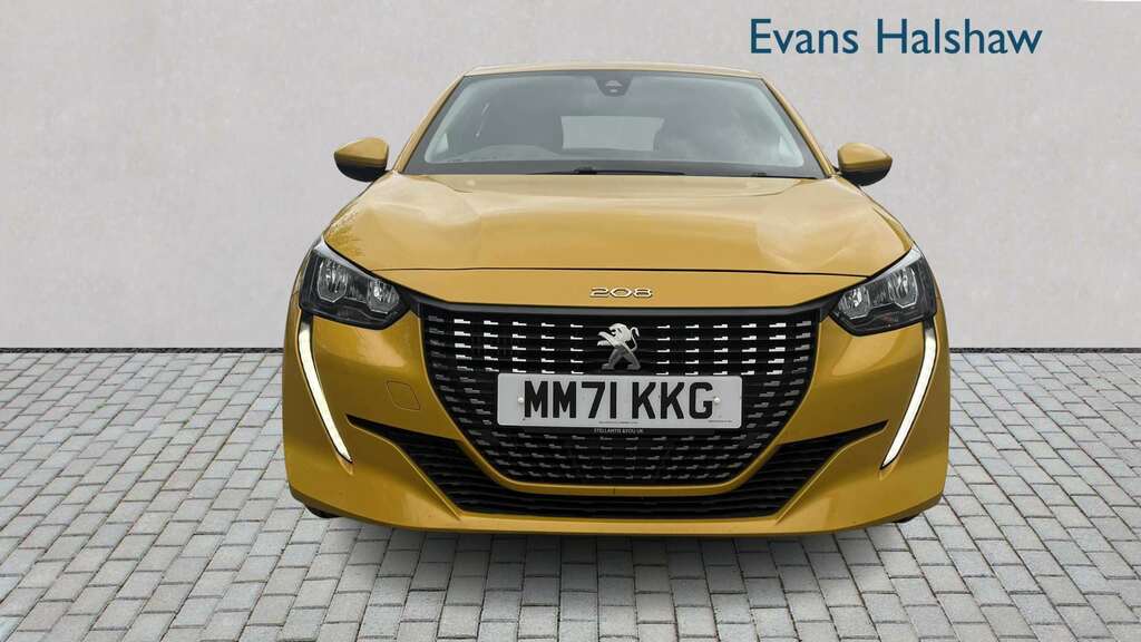 Peugeot 208 1.2 Puretech 100 Active Premium Eat8 2021 MM71KKG Yellow #3