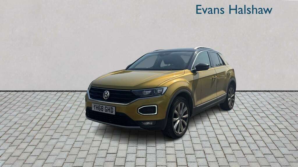 Volkswagen T-Roc 1.5 Tsi Evo Sel 2018 YH68GHD Yellow #6