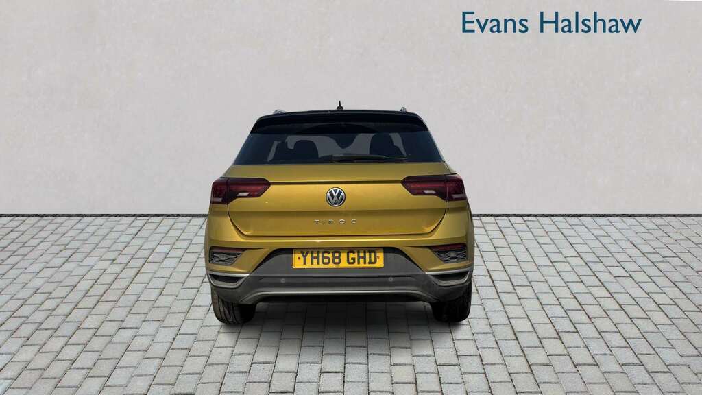Volkswagen T-Roc 1.5 Tsi Evo Sel 2018 YH68GHD Yellow #4