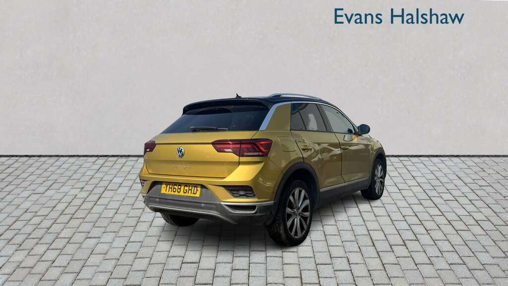 Volkswagen T-Roc 1.5 Tsi Evo Sel 2018 YH68GHD Yellow #3