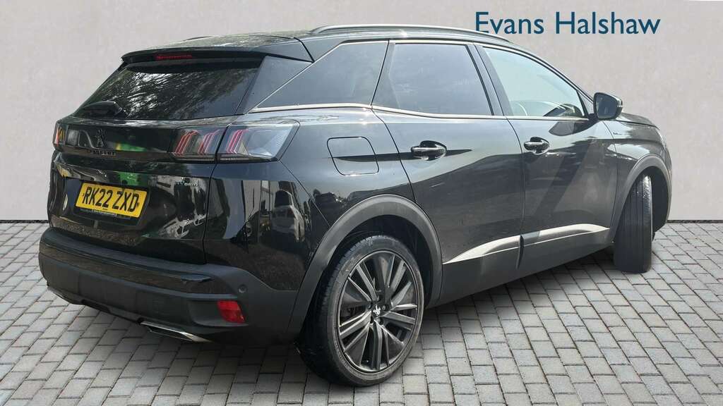 Peugeot 3008 1.6 Hybrid 225 Gt Premium E-eat8 2022 RK22ZXD Black #3