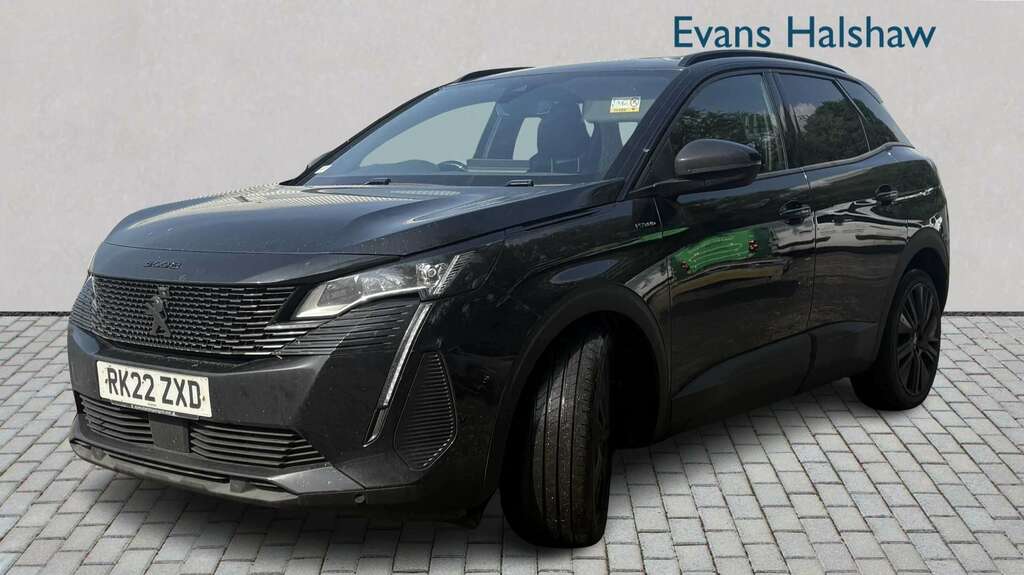 Peugeot 3008 1.6 Hybrid 225 Gt Premium E-eat8 2022 RK22ZXD Black #2