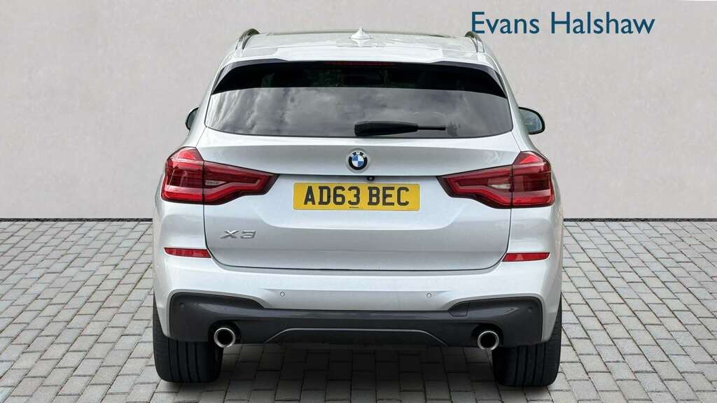 BMW X3 Xdrive30d M Sport Step 2018 YJ67MHB Silver #4