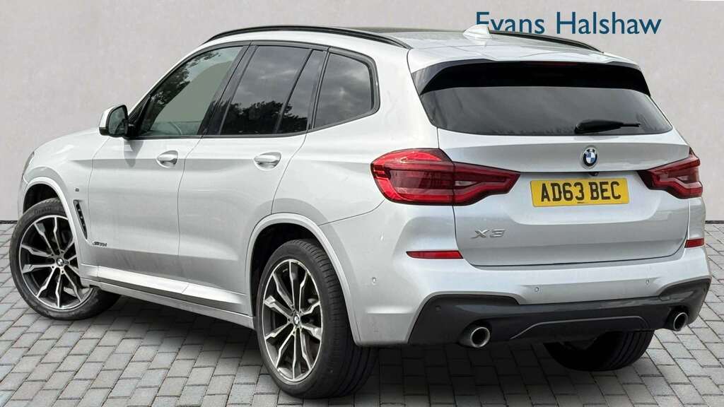 BMW X3 Xdrive30d M Sport Step 2018 YJ67MHB Silver #2
