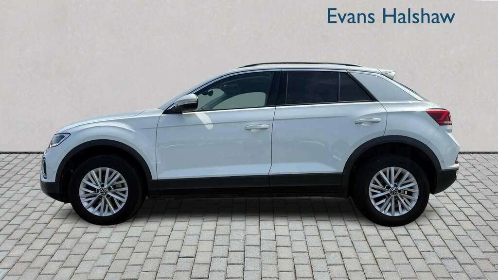 Volkswagen T-Roc 1.5 Tsi Life Dsg 2023 YA23LVB White #2