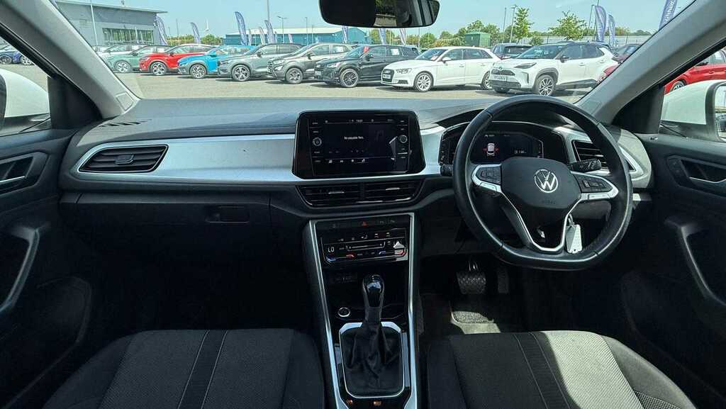 Volkswagen T-Roc 1.5 Tsi Life Dsg 2023 YA23LVB White #6