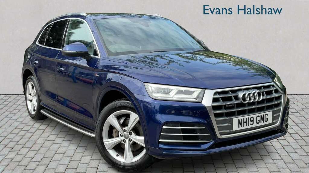 Audi Q5 40 Tdi Quattro S Line S Tronic 2019 Blue