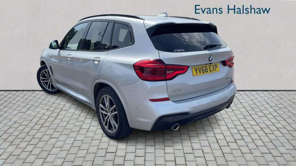 BMW X3 Xdrive20d M Sport Step 2019 YV68EXP Silver #2