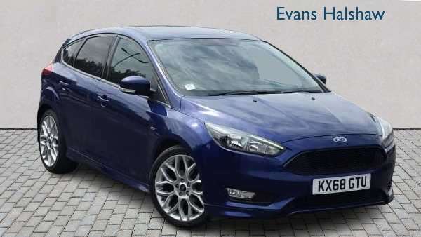 Ford Focus 1.0 Ecoboost 140 St-line Navigation 2018 Blue