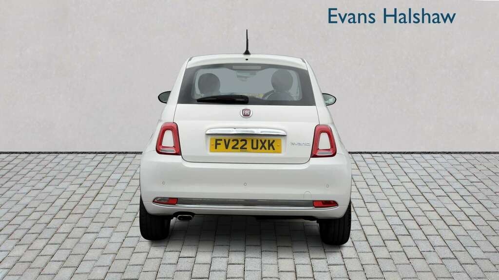 Fiat 500 1.0 Mild Hybrid Red 2022 FV22UXK White #4