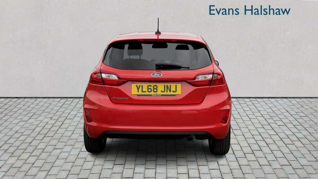 Ford Fiesta 1.0 Ecoboost Titanium 2019 YL68JNJ Red #3